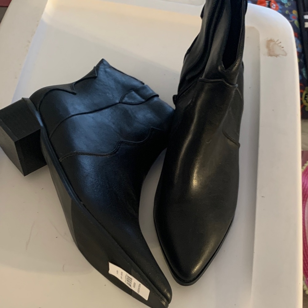 City Chic Sleek Black Ankle Boots